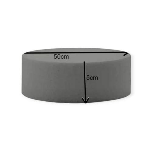 فلين  ابيض مضغوط دئري50 سم* 5 سم