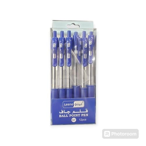 قلم  جاف من لينو 0.7      12قلم