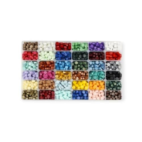 شمع اختام عدد 600حبه 36لون 17.3*27.4