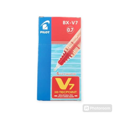 قلم pilot سائل 0.7 علبة لون احمر