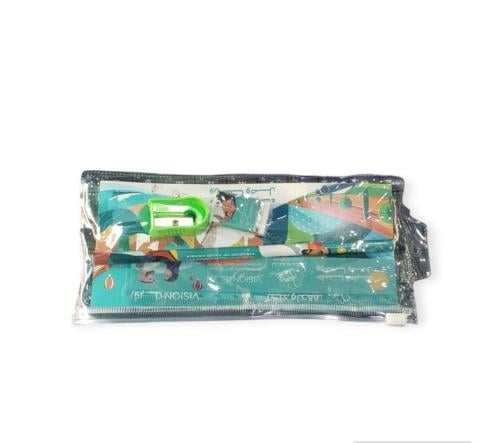 طقم هدايا اطفال يتكون من قلم رصاص مع براية حبة