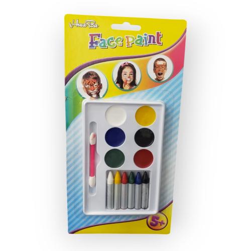 الوان وجه 6 لون 6*6