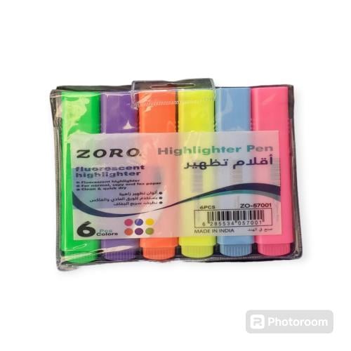 اقلام تضهير 6لون