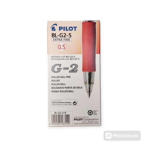 قلم حبر جاف بايلت سوبر جريبMلون احمر (علبة)