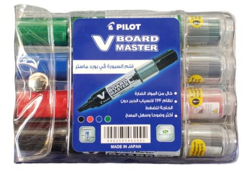 اقلام سبورة  طقم ٤ لون بايت ياباني