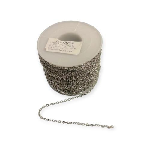 سلسال فضي 30يارد رقم 281  مقاس0.6  13-1