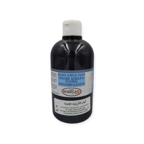 الوان اكريلك ايطالي 500مل اسود