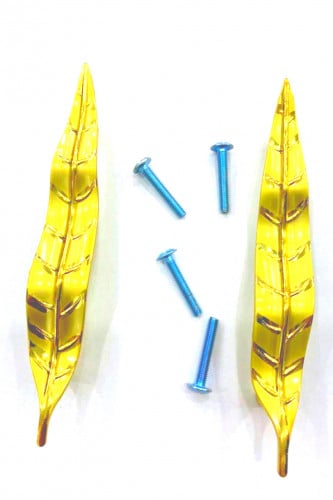 مسكه يد ذهبي ورقه شجرة 12 سم*17مل