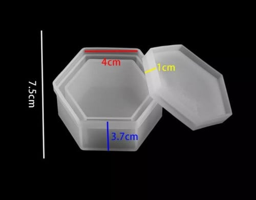 قالب سلكون علبه حفظ مع غطاء