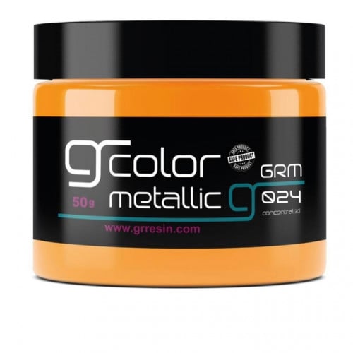 الوان ريزن  ميتاليك برتقالي رقم 24 50جرام