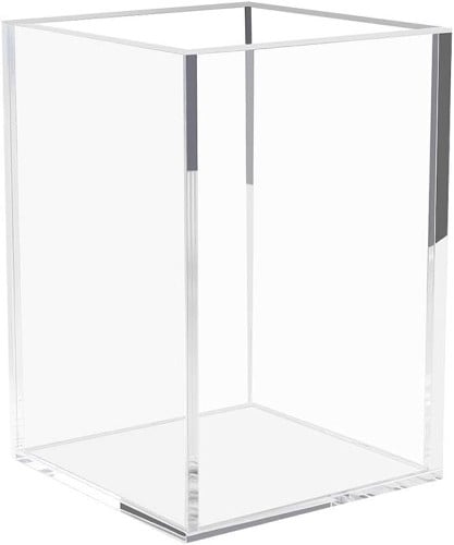 كاسه اقلام شفاف 4 ملي   8سم *8سم