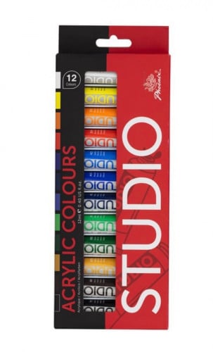 الوان ال كريلك 12 مل 12 لون فونكس