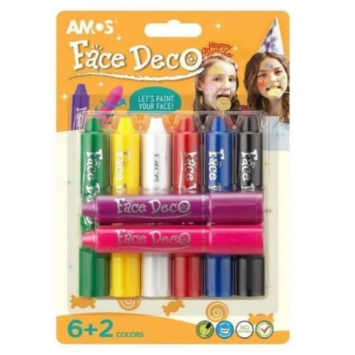 الوان وجه 6 لون اموس