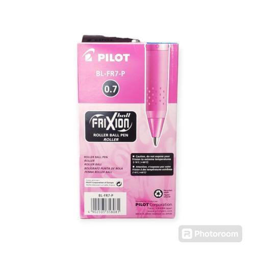 قلم مع محايه بايلت ياباني  زهري علبة ١٢ قلم