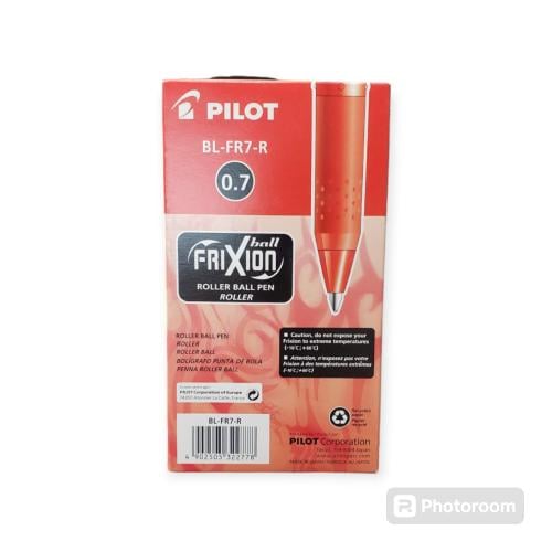 قلم مع محايه بايلت ياباني   احمر علبة ١٢ قلم