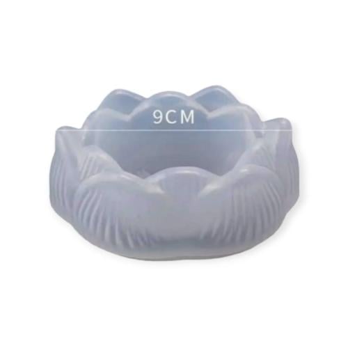 قالب سلكون شمعه علي شكل ورده9*4.5