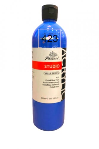 الوان اكريلك 500مل فونكس ازرق 423
