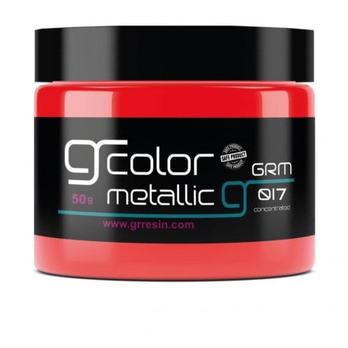 الوان ريزن ميتلك احمر  رقم 17 50جرام