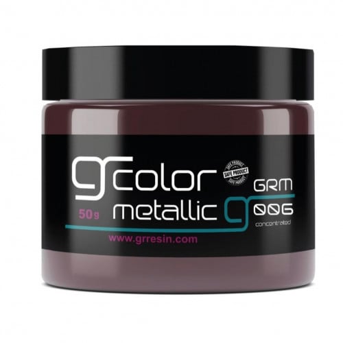 الوان ريزن ميتاليك بني غامق رقم 6 50جرام