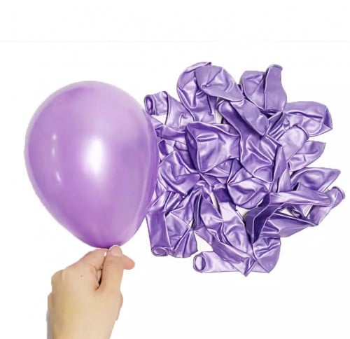 بالونات  هاليوم عدد 25 حبه بنفسجي