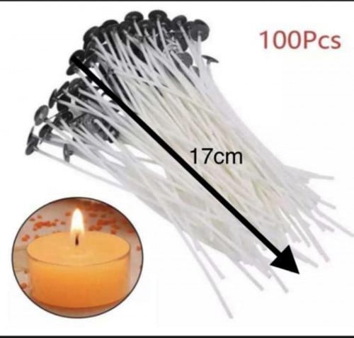 فتيل الشمع 12سم عدد100 ح