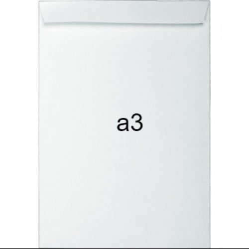 ظروف ابيض مقاس17.5x14.5عدد250ظرفA3