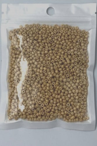 خرز ملون8 ملي بيج فاتح