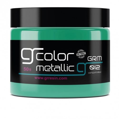 الوان ريزن ميتاليك اخضر رقم 12 50جرام