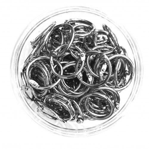 حلقات مكرميات حديد عدد 80 حبه 33 ملي