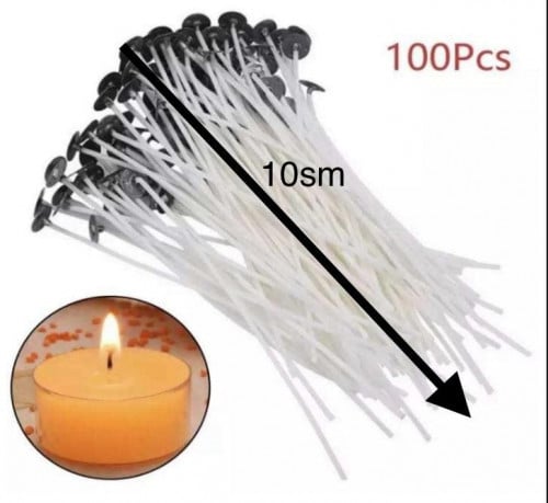 فتيل الشمع 10 سم عدد100 ح