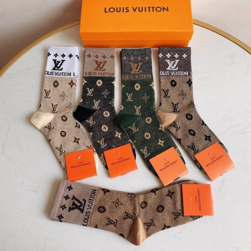 Louis Vuitton-Inspired Socks pattern by Christina Rowell