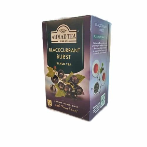 شاي اسود مع الكشمش الاسود والتوت ( شاي احمد) 20كيس