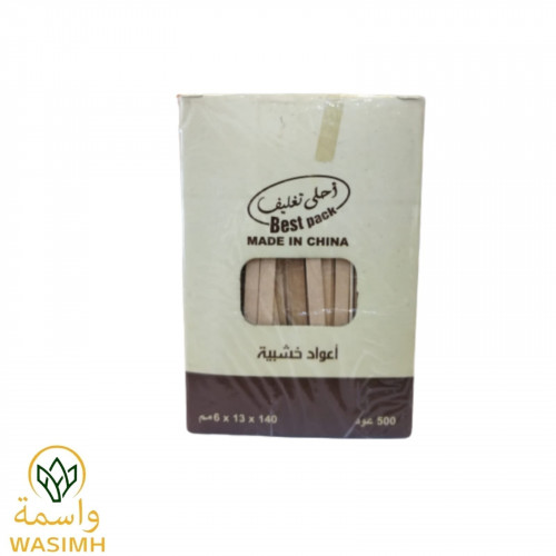 عيدان محراك قهوة خشب 500عود