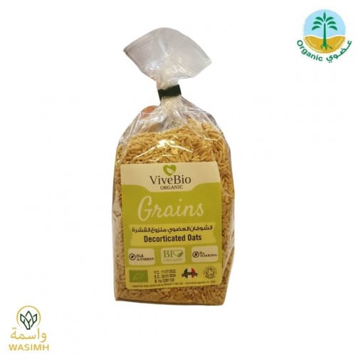 شوفان عضوي منزوع القشرة  500ج VIVE BIO