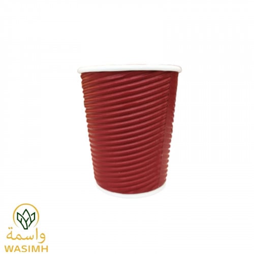 كاسات ورق مموجة عودي 8 انز