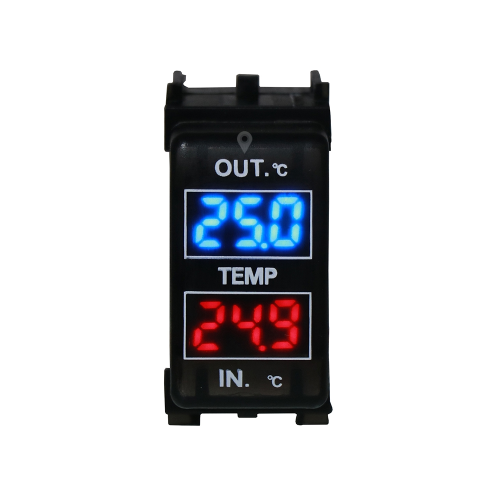 مقياس حرارة  الجو داخلي وخارجي نيسان