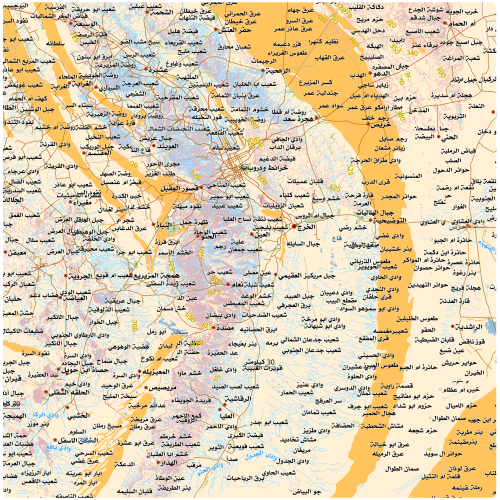 خرائط بر 2025 لبرنامج النافيتيل