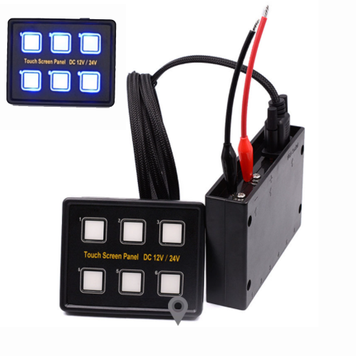 لوحة تحكم 6 فواصل لمس 12v-24v