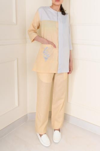 يونيفورم صيفي من قماش اللينين الراقي