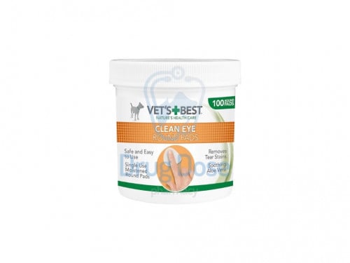 مناديل لتنظیف العين للكلاب والقطط من شركة Vets Best