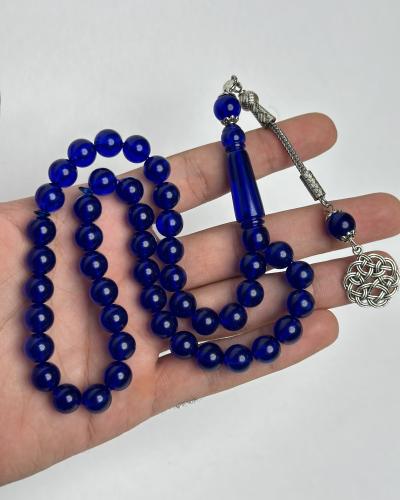 مسباح بكلايت أزرق شفاف