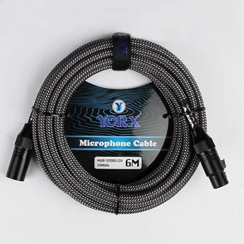 YORX-CABLES MWB-220BG-6M CA Microphone Cable XLR M...