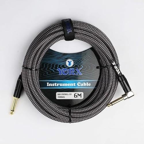 Yorx-Cables Iwb-202Bxgl-6M Ca Instrument Cable 1/4...