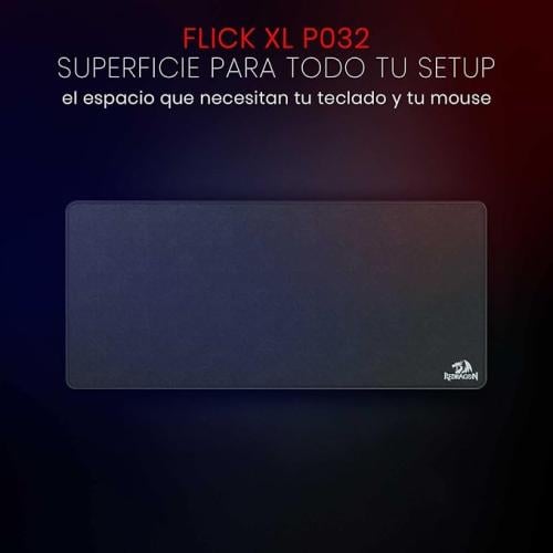 Redragon P032 Flick XL Mouse Pad with Stitched Edg...