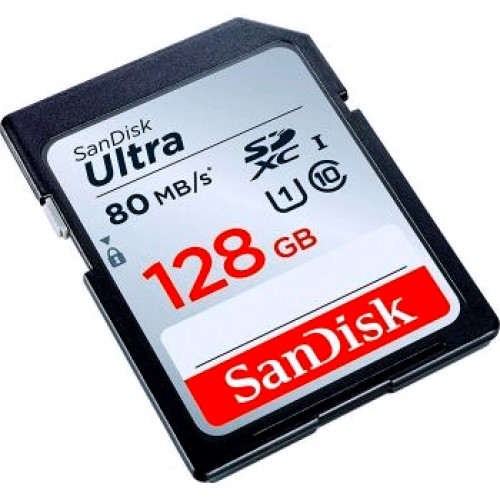 ذاكرة SDXC UHS-I Card سعة 128 قيقا بايت SanDisk Ul...