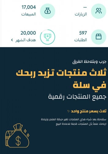 ثلاث منتجات رقميه لربح اكثر من 15 الف في شهر