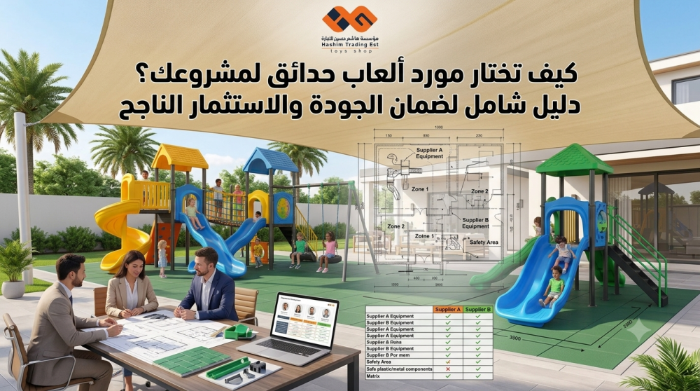 كيف تختار مورد ألعاب حدائق لمشروعك؟ دليل شامل لضمان الجودة والاستثمار الناجح