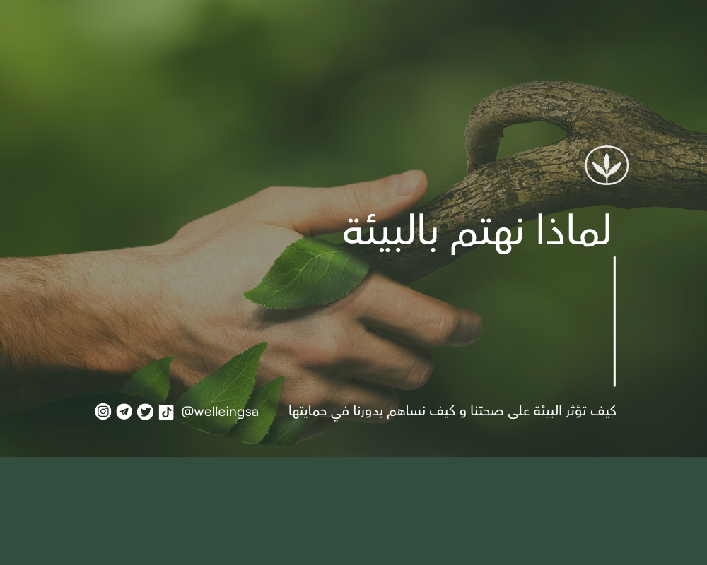 لماذا نهتم بالبيئة وكيف تؤثر على صحتنا و كيف نساهم بدورنا في حمايتها؟