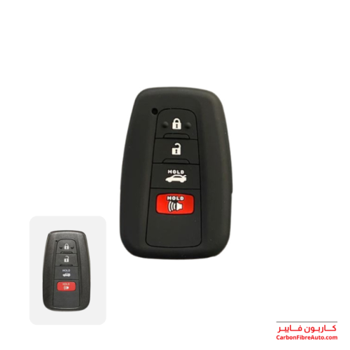 جراب ريموت كامري 2018-2024 بصمة ربل اسود