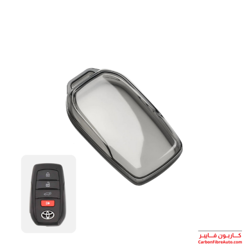 جراب ريموت كامري 2025 شفاف اسود